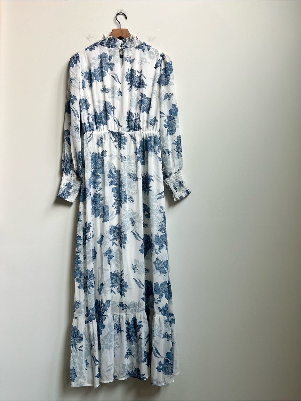 Baltic Born Maxi Dress Blue Floral Luciana Boho Romantic Ethereal Event Whimsy - Picture 14 of 16